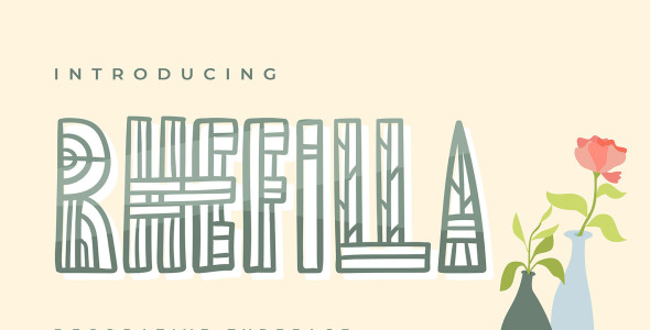 Шрифт на тему графика