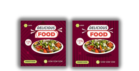 Шаблон для соцсетей на тему графика