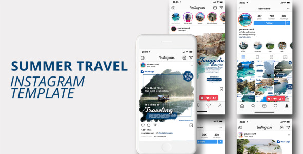 Шаблон для соцсетей на тему графика