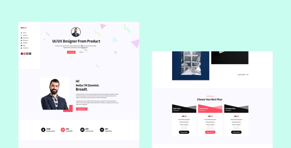 PSD шаблон на тему дизайн и фотография