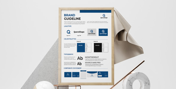 Фирменный стиль на тему графика