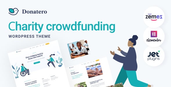 Charity Crowdfunding WordPress Theme