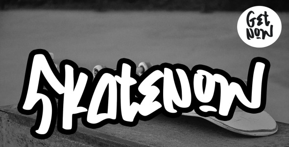 Шрифт на тему графика