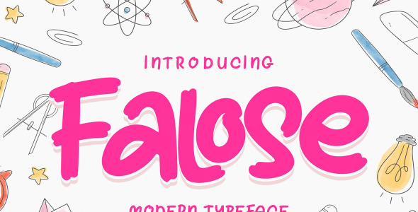 Шрифт на тему графика