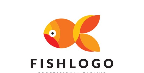 Шаблон логотипа на тему графика