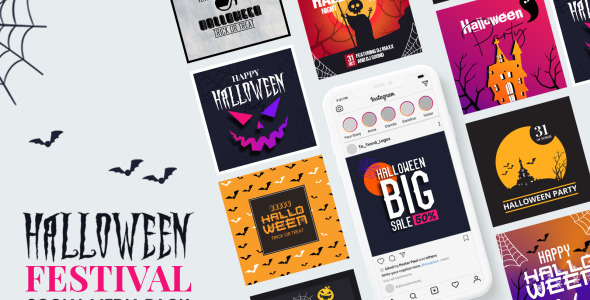 Шаблон для соцсетей на тему графика