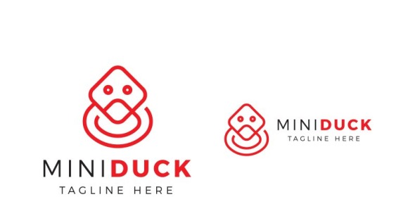 Шаблон логотипа на тему графика