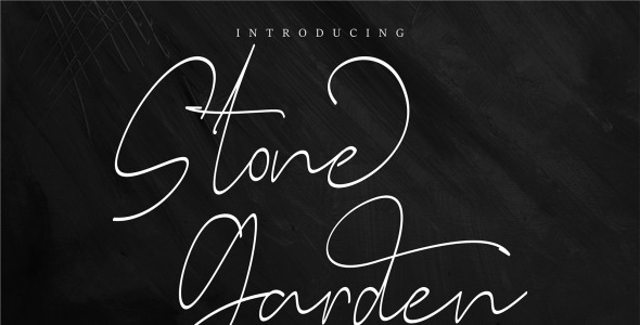 Шрифт на тему графика