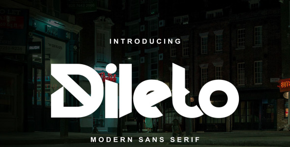 Шрифт на тему графика