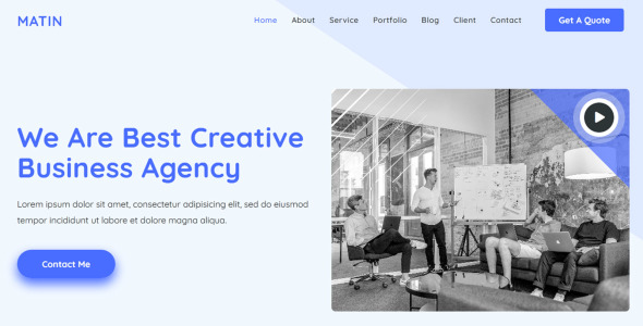 Digital Agency Landing Page Template