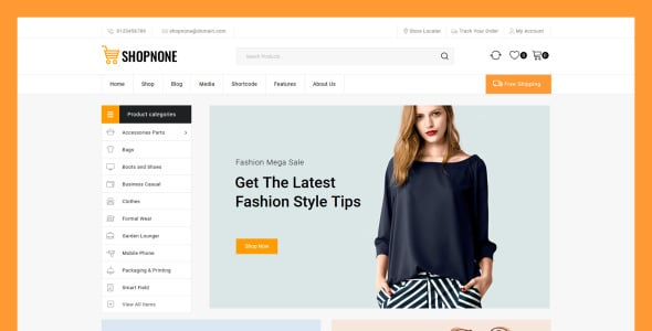 мега магазин многоцелевая тема woocommerce