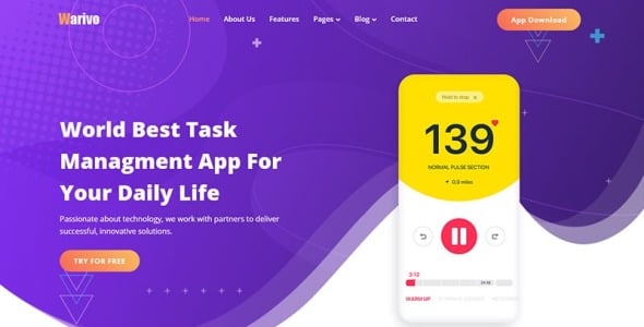 App &amp; Software Company Website Template