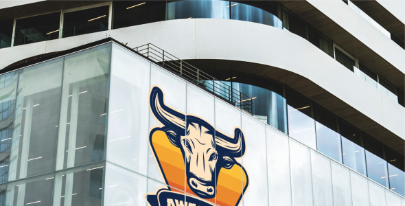 Шаблон логотипа на тему графика