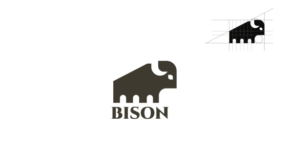 Шаблон логотипа на тему графика