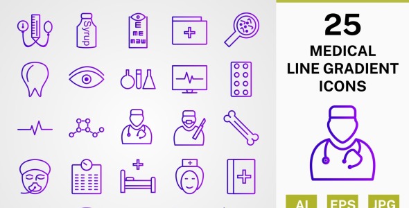 Набор иконок на тему medical