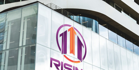 Шаблон логотипа на тему графика