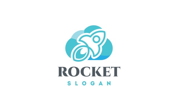 Шаблон логотипа на тему графика