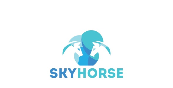 Шаблон логотипа на тему графика