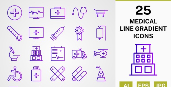 Набор иконок на тему medical