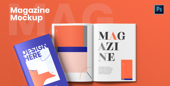 Мокап для продукта на тему графика