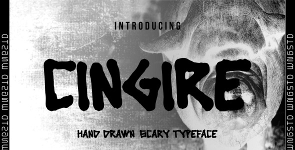 Шрифт на тему графика