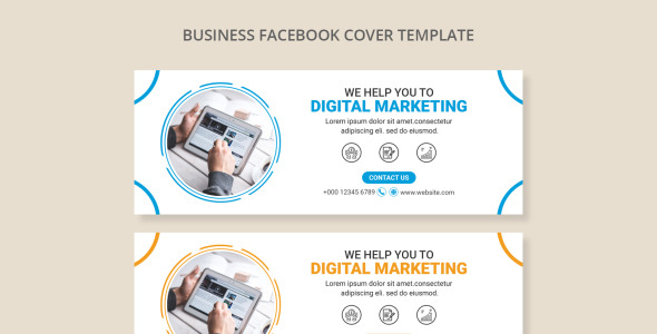 Шаблон для соцсетей на тему графика