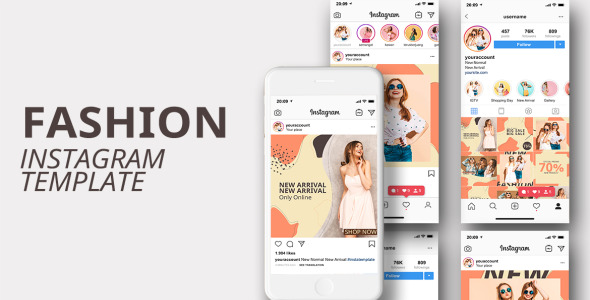 Шаблон для соцсетей на тему графика