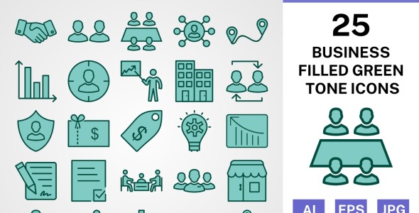 Набор иконок на тему графика