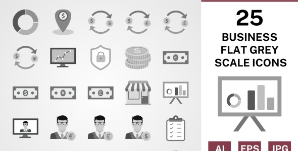 Набор иконок на тему финансы