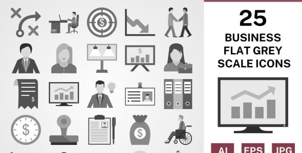 Набор иконок на тему business