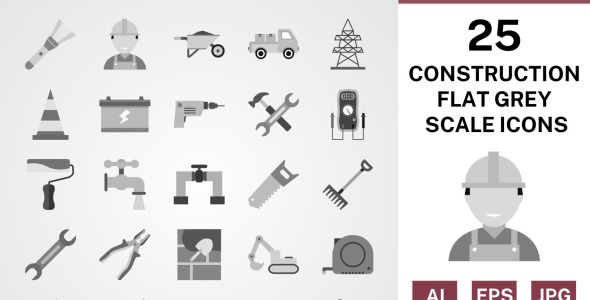 Набор иконок на тему industrial