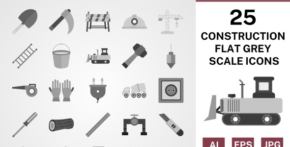 Набор иконок на тему industrial