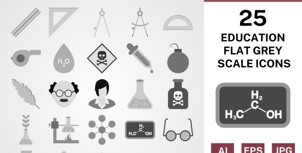 Набор иконок на тему science