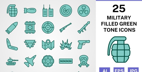 Набор иконок на тему military