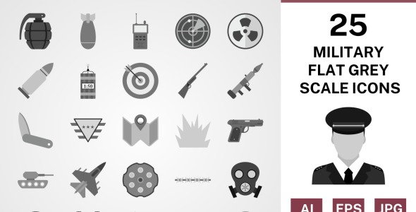 Набор иконок на тему military