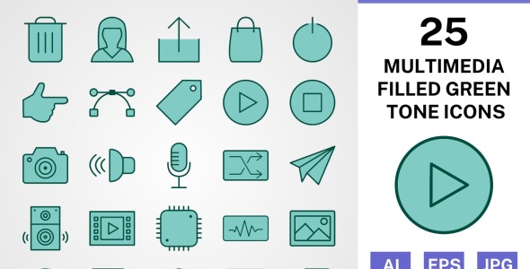 Набор иконок на тему графика