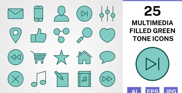 Набор иконок на тему графика