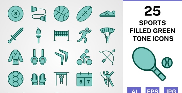 Набор иконок на тему sports