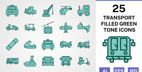 Набор иконок на тему transport