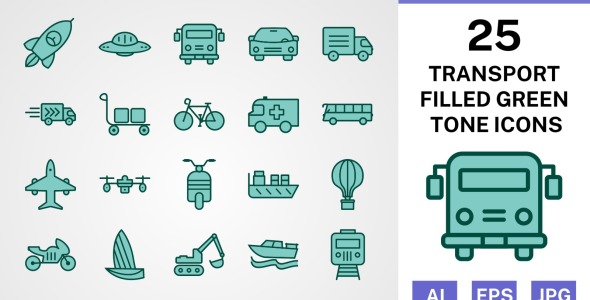 Набор иконок на тему transport