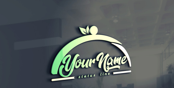 Шаблон логотипа на тему графика