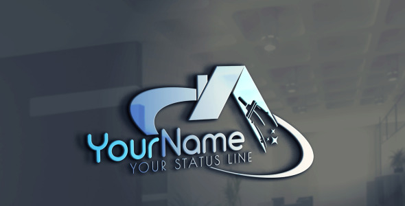 Шаблон логотипа на тему графика