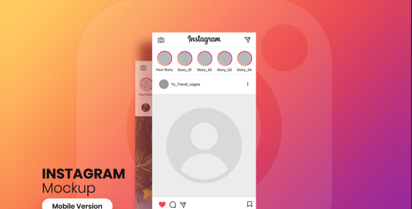 Мокап для продукта на тему графика