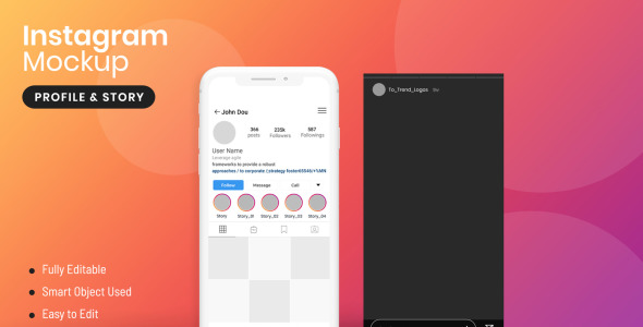 Мокап для продукта на тему графика