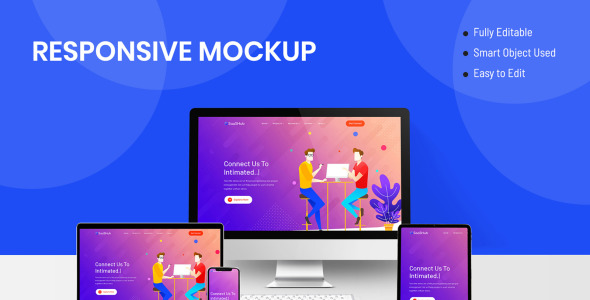 Мокап для продукта на тему графика