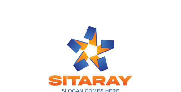 Шаблон логотипа на тему графика