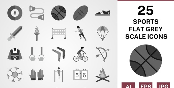 Набор иконок на тему sports