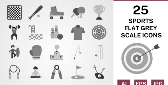 Набор иконок на тему sports