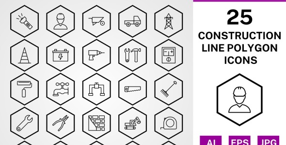 Набор иконок на тему industrial