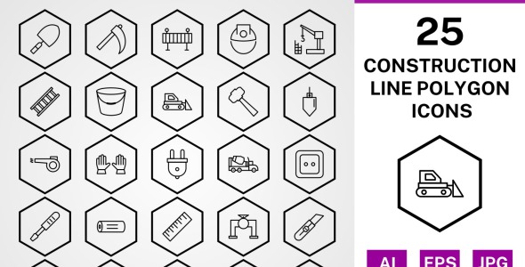 Набор иконок на тему industrial
